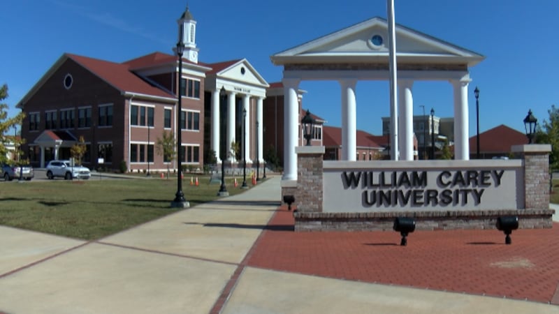 The student enrollment at William Carey University has nearly doubled in the last 10 years.