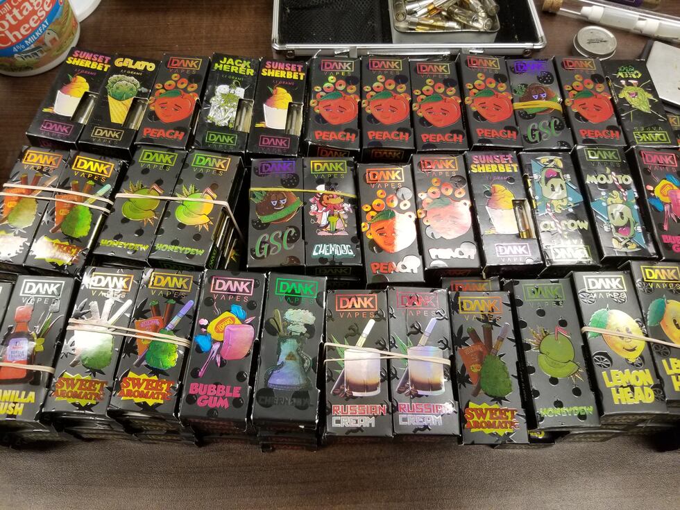 Investigators say the particular characteristics of the vape devices and cartridges uncovered...