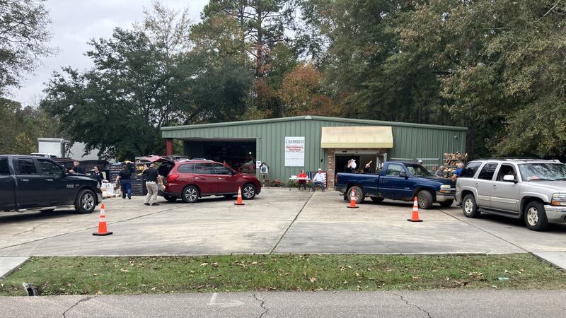 350 boxes were given away in a drive-thru event at the organization’s Lighthouse location on...