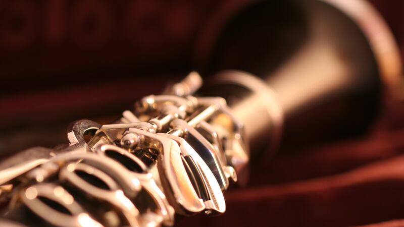 The teen initially wanted to play percussion, but decided to go with the clarinet.