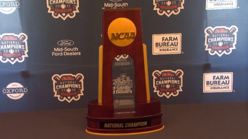 College World Series Trophy makes stop in Hattiesburg